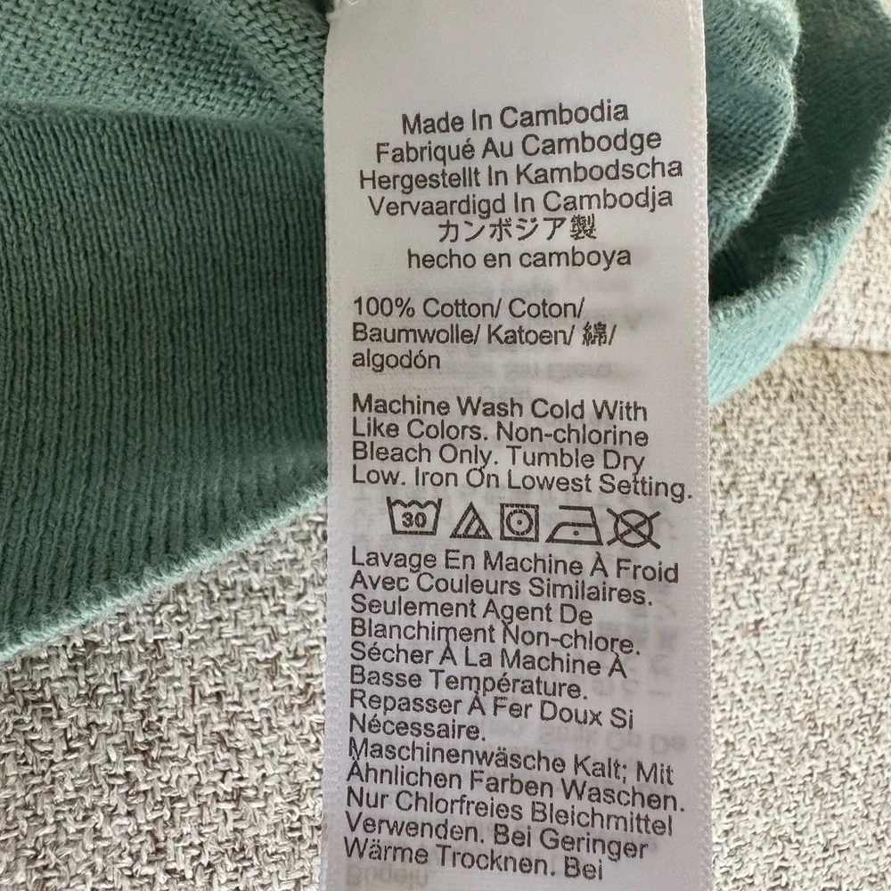 J. Crew Women's Mint V-Neck Sweater - Picture 5 of 7